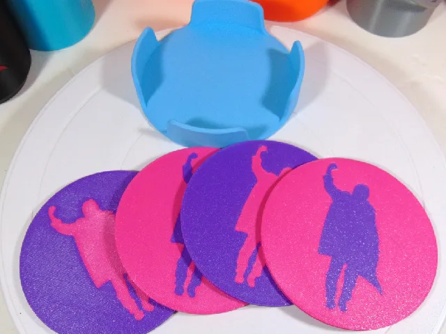 Breakfast Club Bender Coaster Set 100mm 1980s