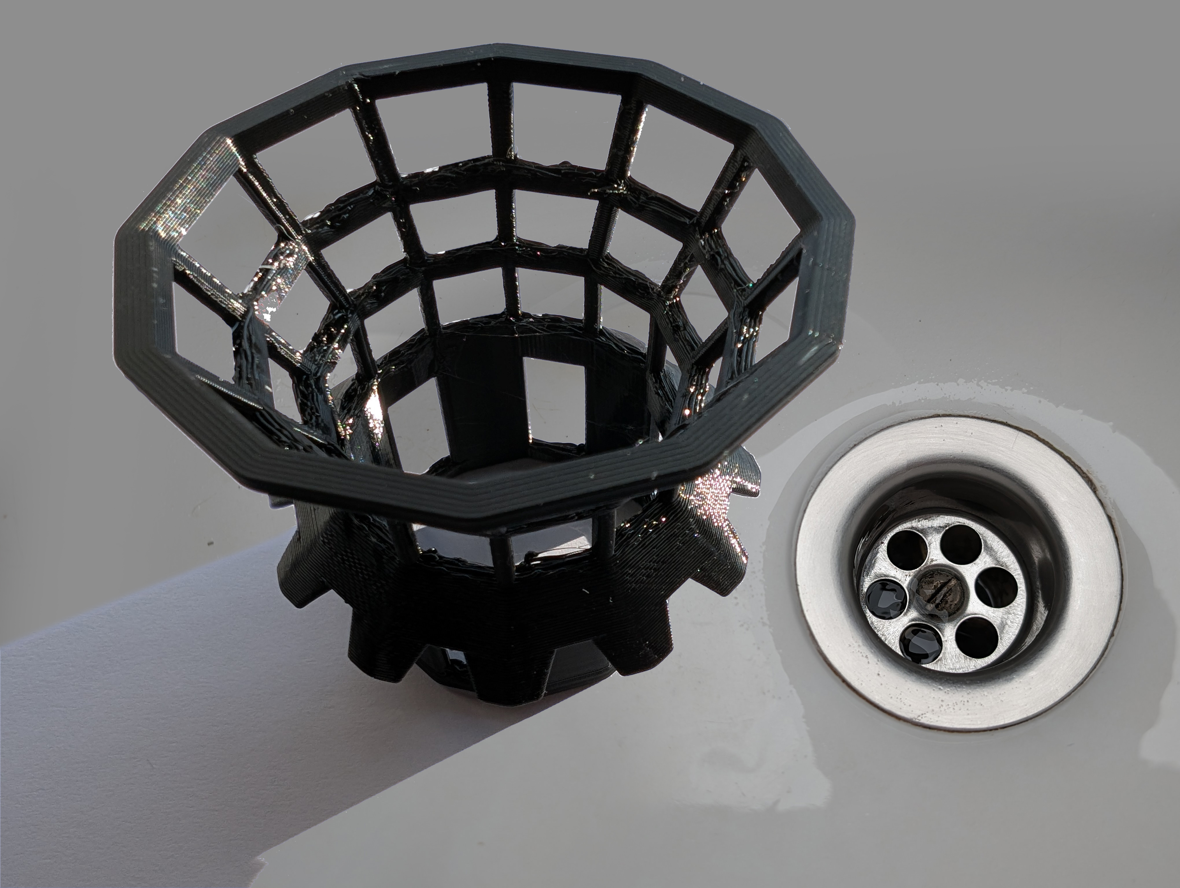 Shower Drain Strainer - no more hair blockages!