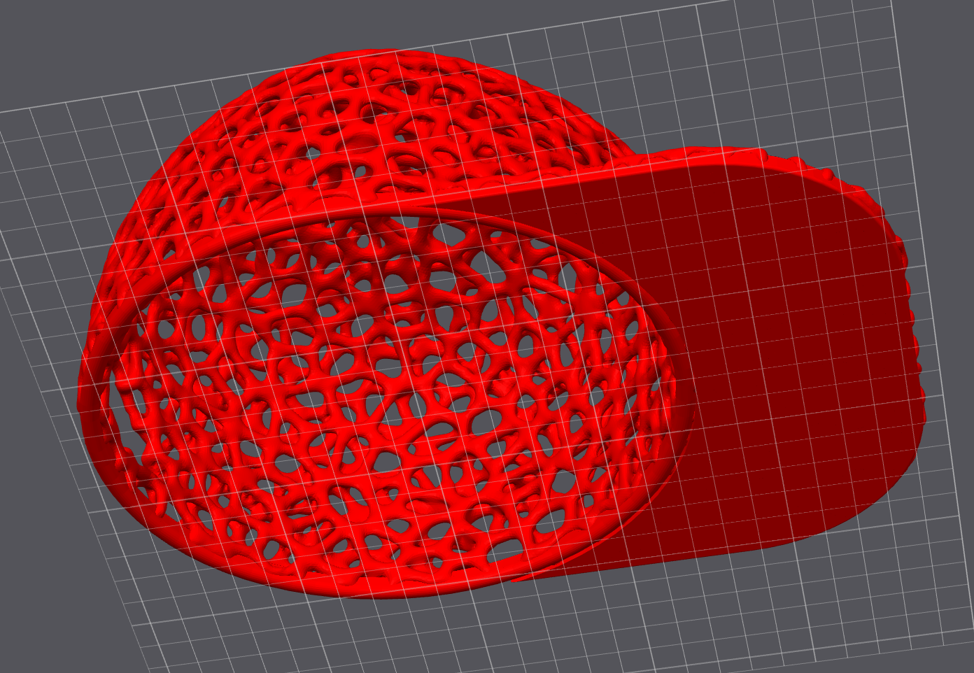 Miniatura 5 do modelo 3D TPU Snapback voroni style