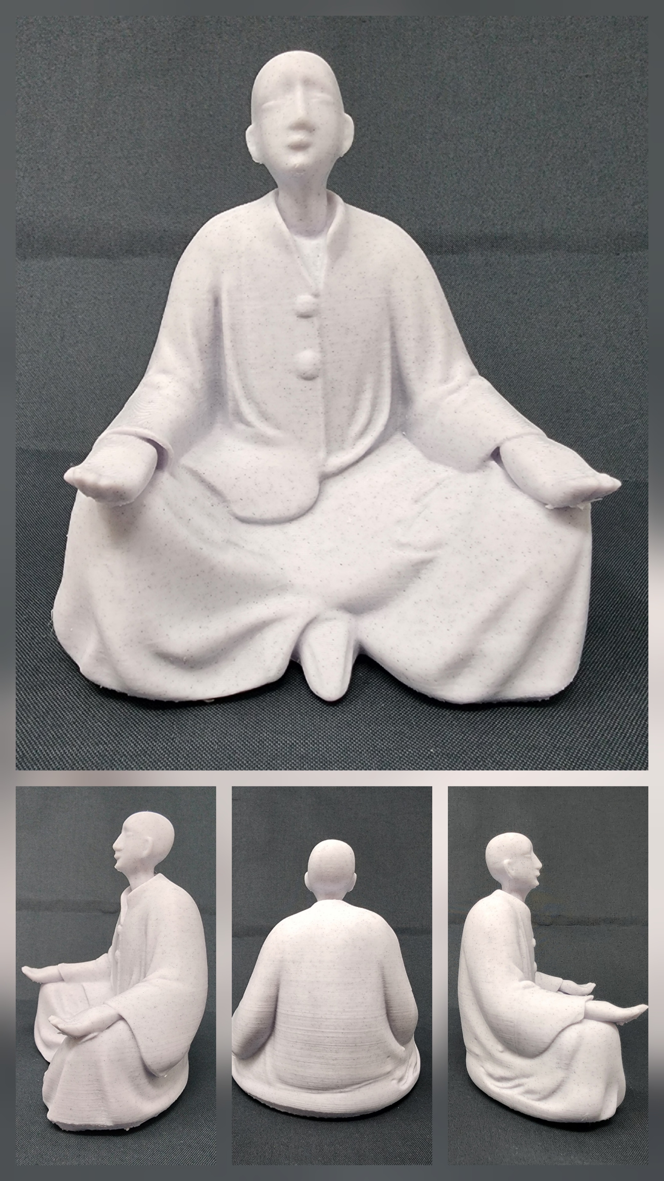 meditating monk — miniatura 2
