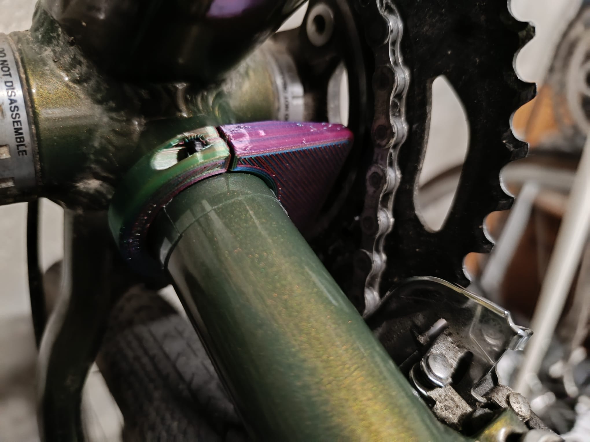 Protège dérailleur avant