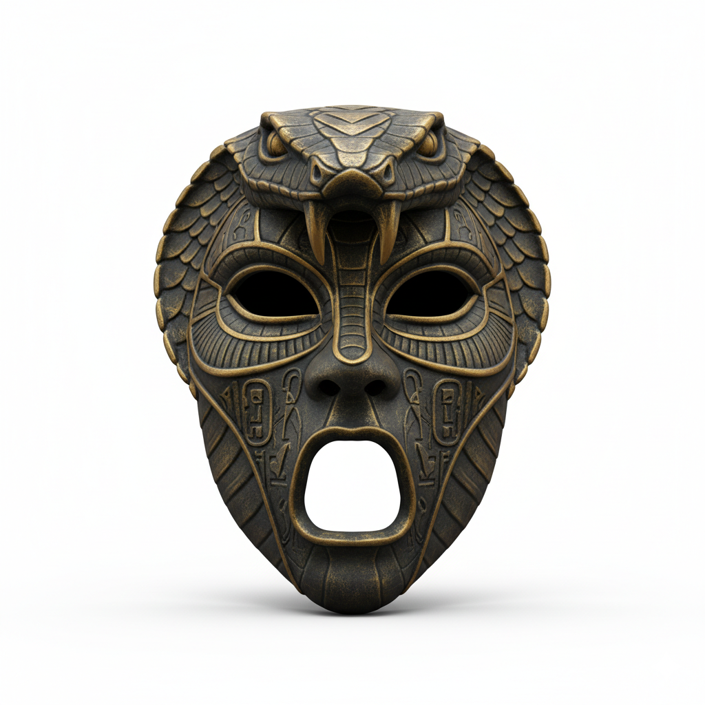 Venomous Cobra Priest, mask, cosplay, wearable, costume, face, helmet