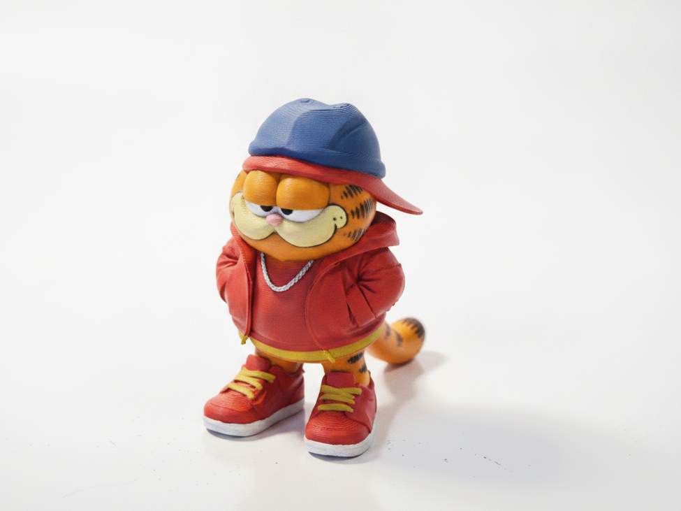 Cool Garfield Figurine Cartoon Character 3D Printable