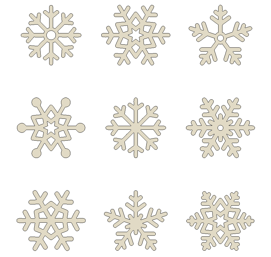 Sněhové vločky / Snowflakes