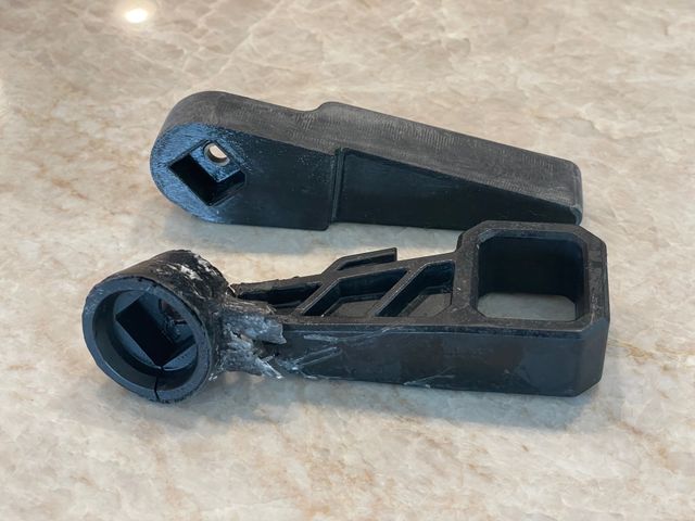 Promaster heavy duty sliding door handle, preview image from the creator on Printables