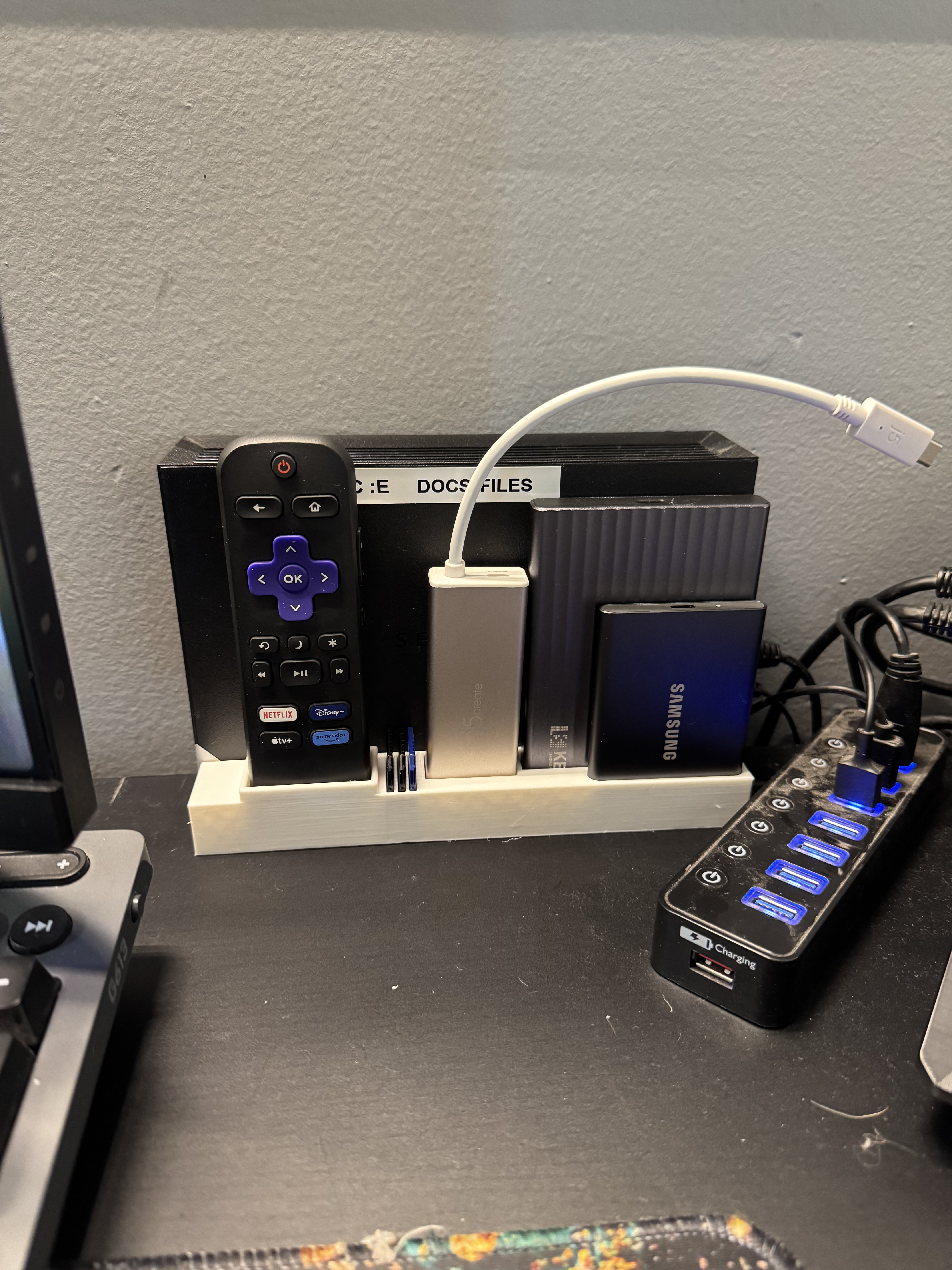 Hard Drive Desk Organizer