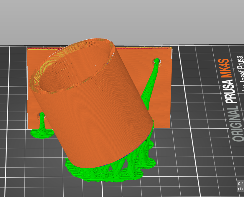 Miniatura 7 do modelo 3D Straw holder & dripper