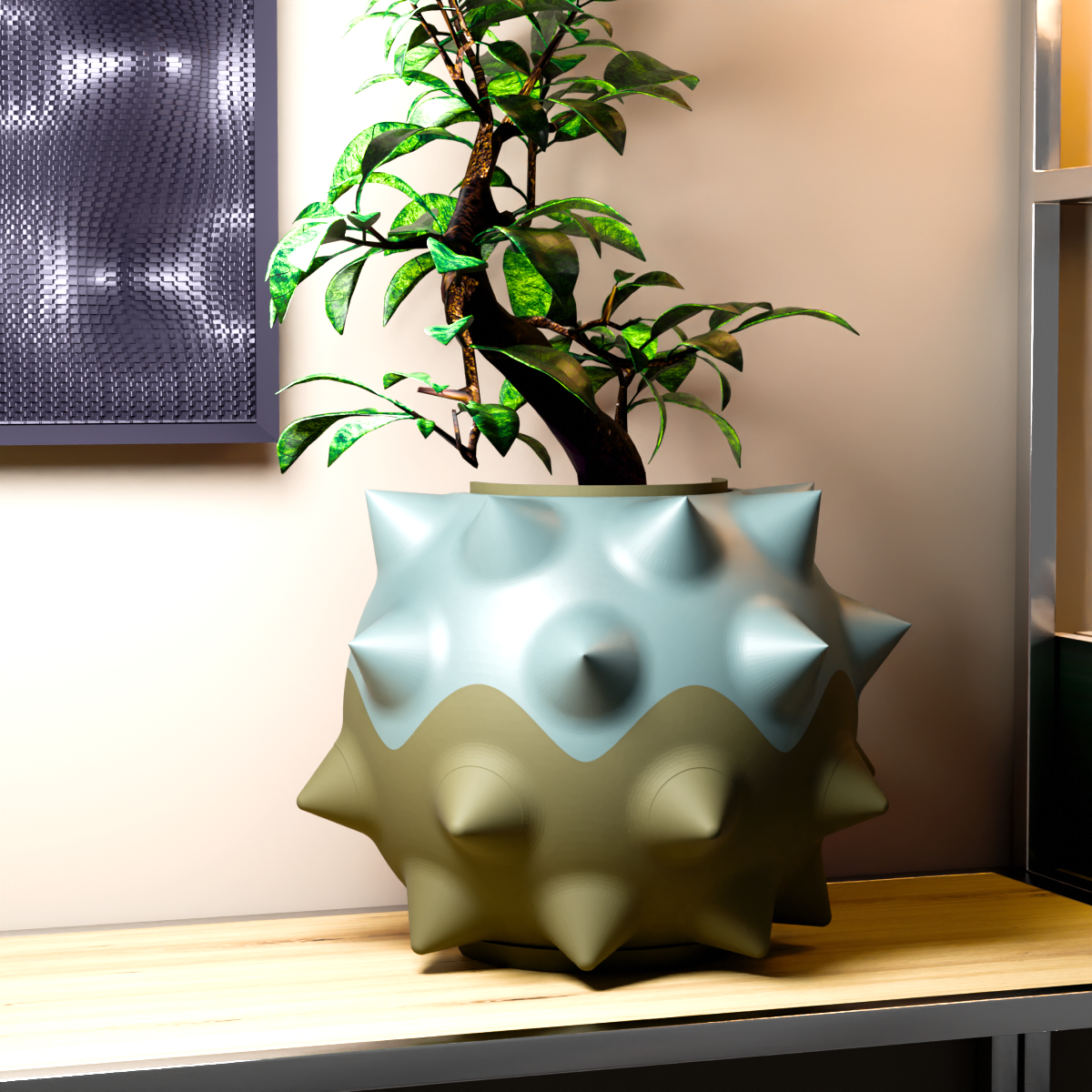 HEDGEHOG POT - POT pour Plantes avec Cache-pot
