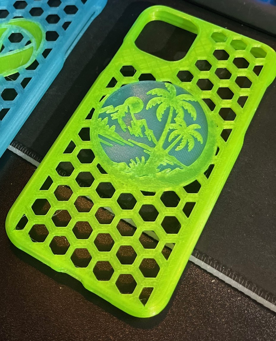 iPhone 11 Pro Max TPU Case w/ Sunset & Palm Trees