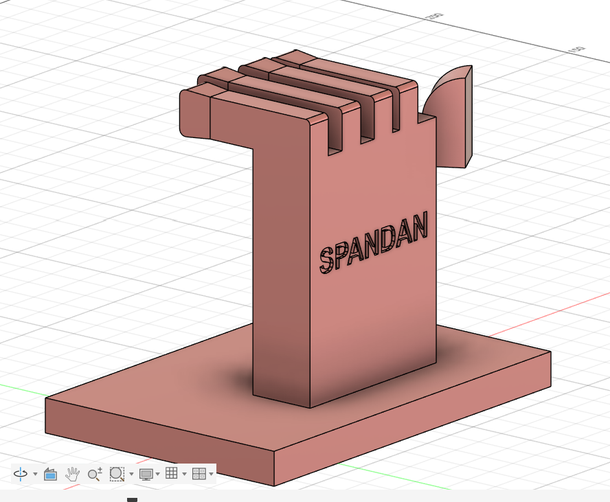 Spu's Headphone Stand 3D model