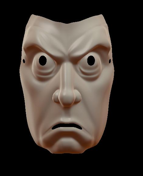 Cartoon Face Mask