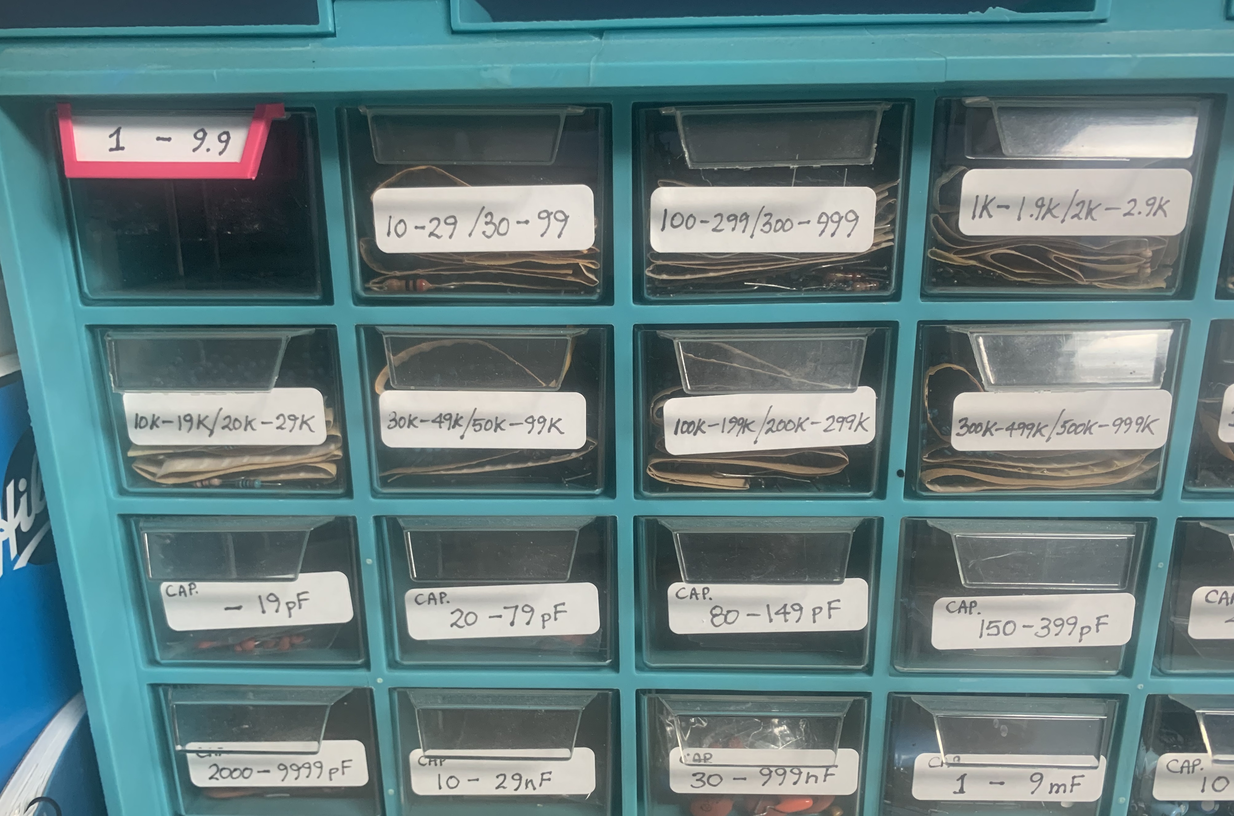 Clip-On Label Holder for Small Parts Drawer — miniatura 2