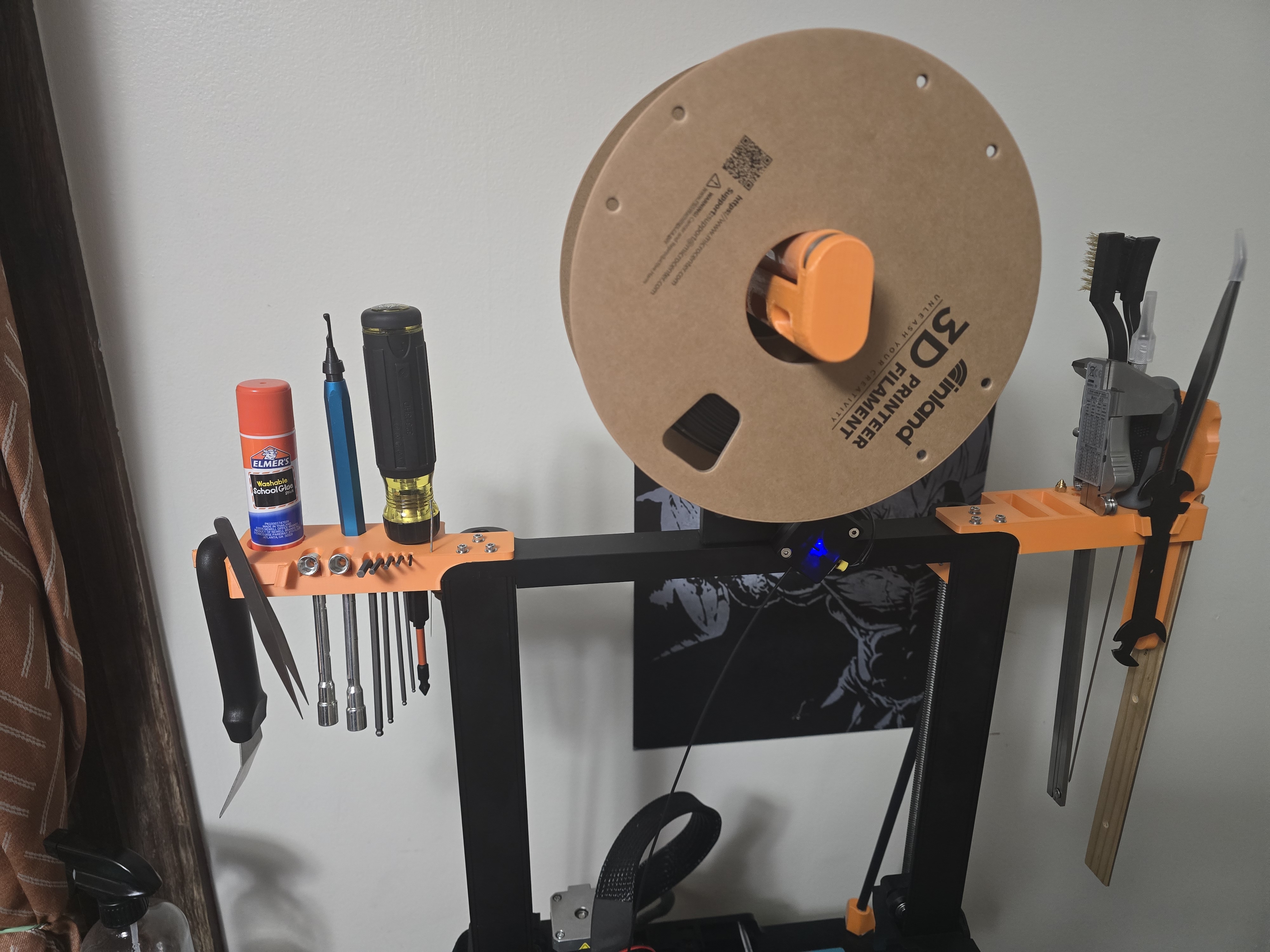 Ender 3 V3 SE attached tool holder
