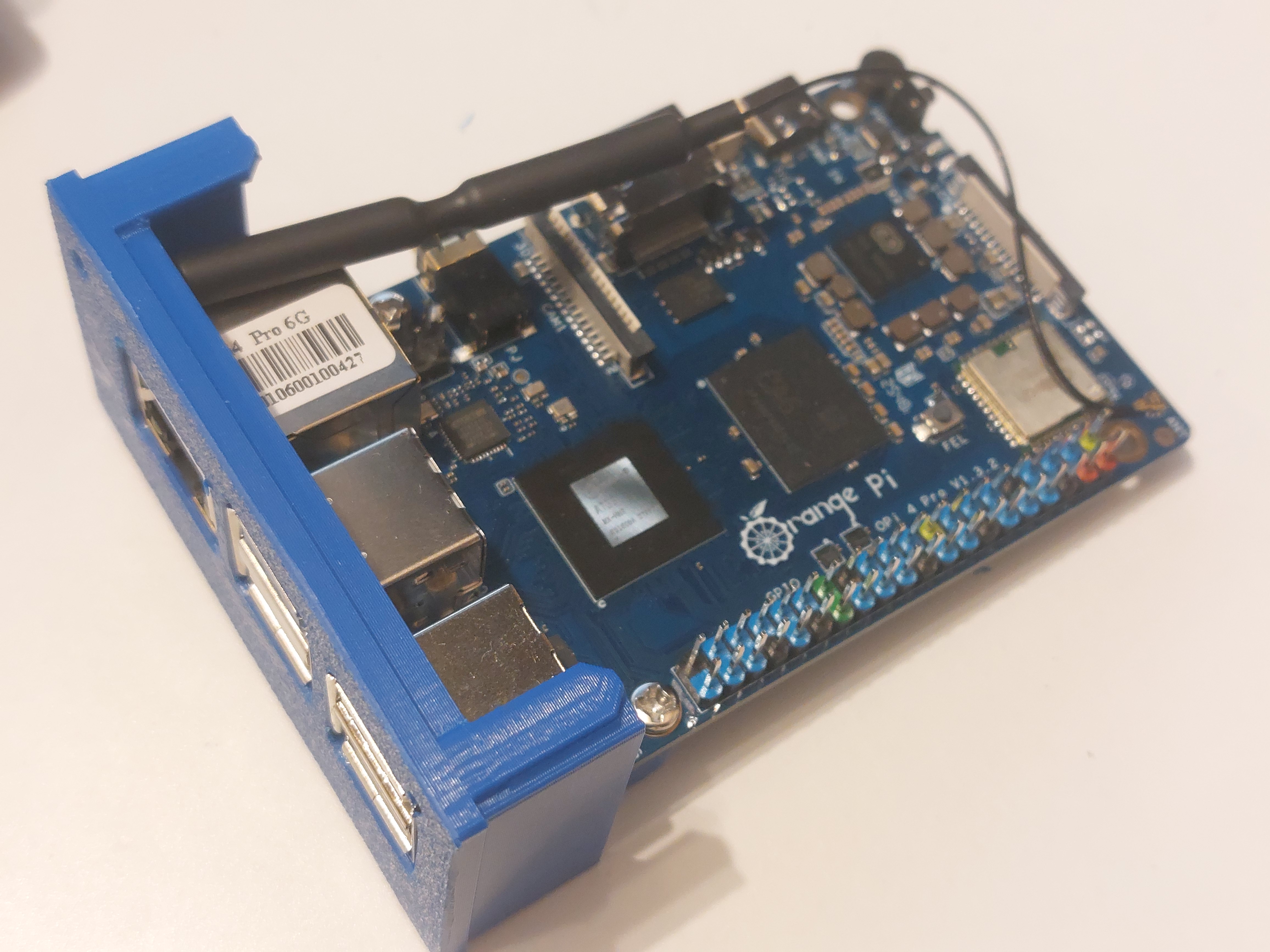 Modular insert for Orange Pi 4 Pro 3D model