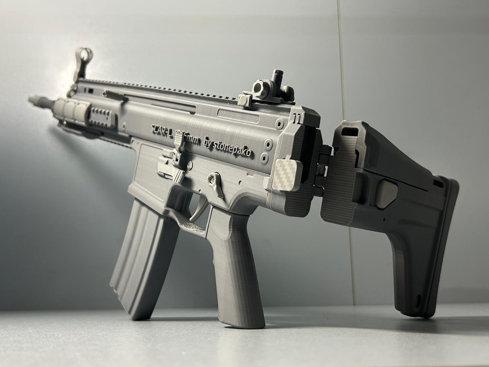 SCAR-L FN assembly gun toy