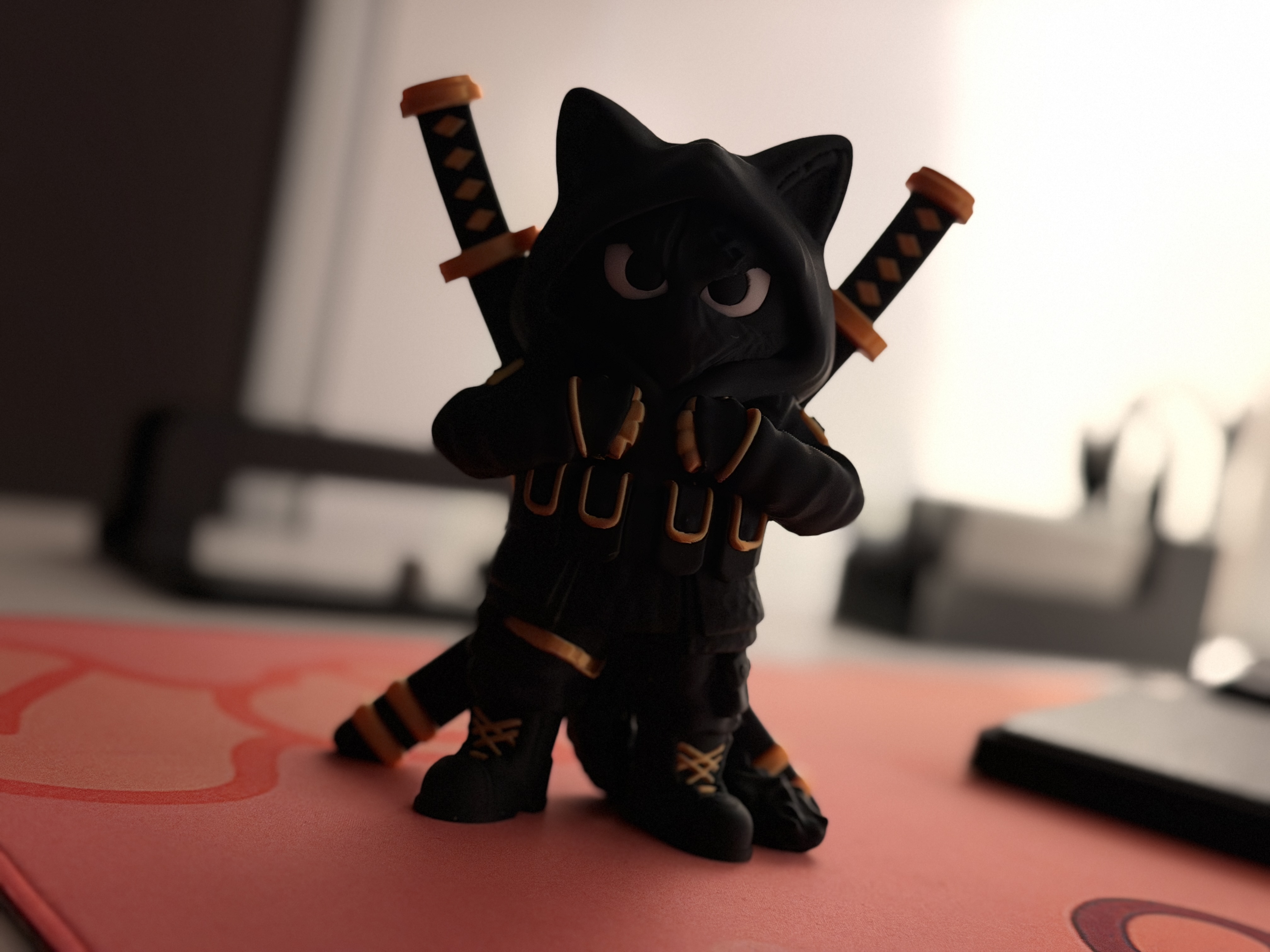 Miniatura 3 do modelo 3D Ninja Cat