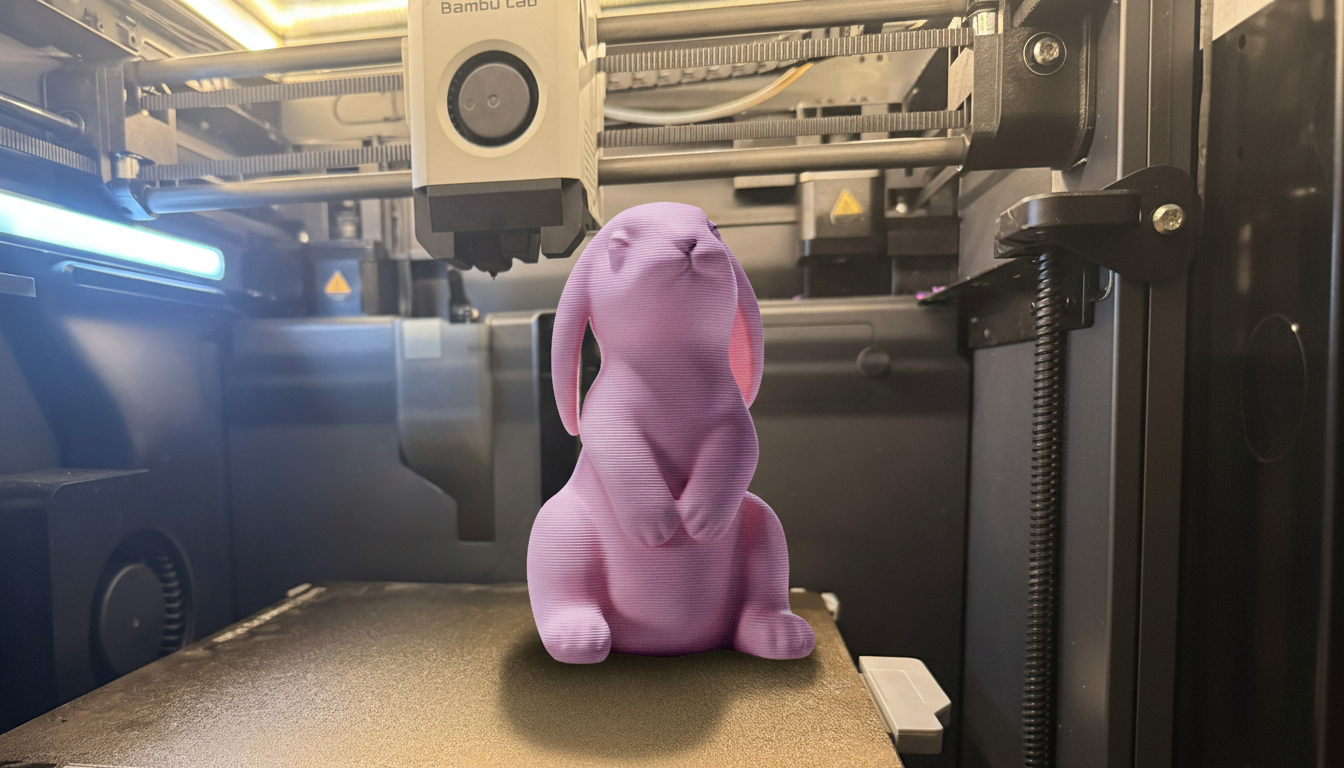 Easter Bunny Statue - Festive Spring Charm