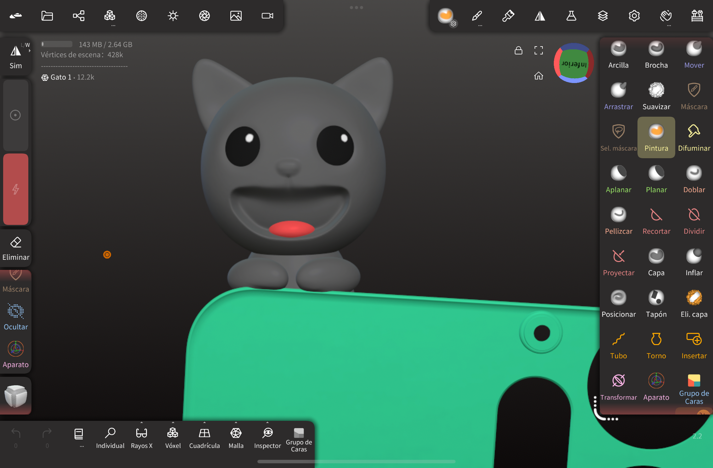 Happy Cat CMF Phone 2 Pro cover 3D model thumbnail