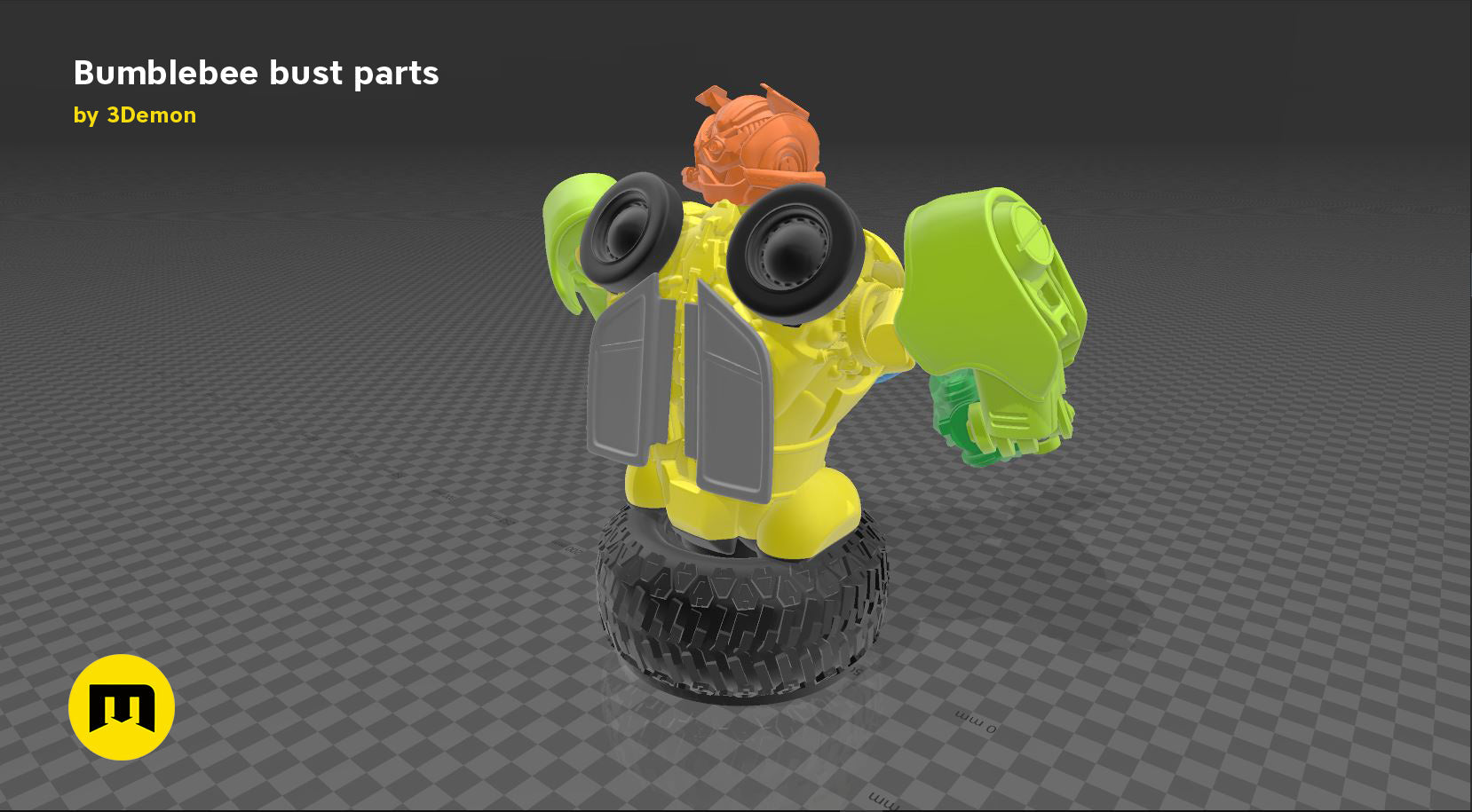 Bumblebee bust — thumbnail 12
