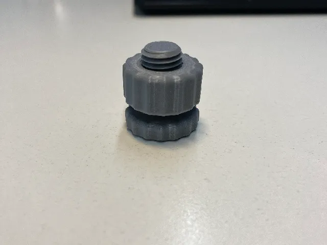 Screw & Nut – 3D Printable Fastener no supports