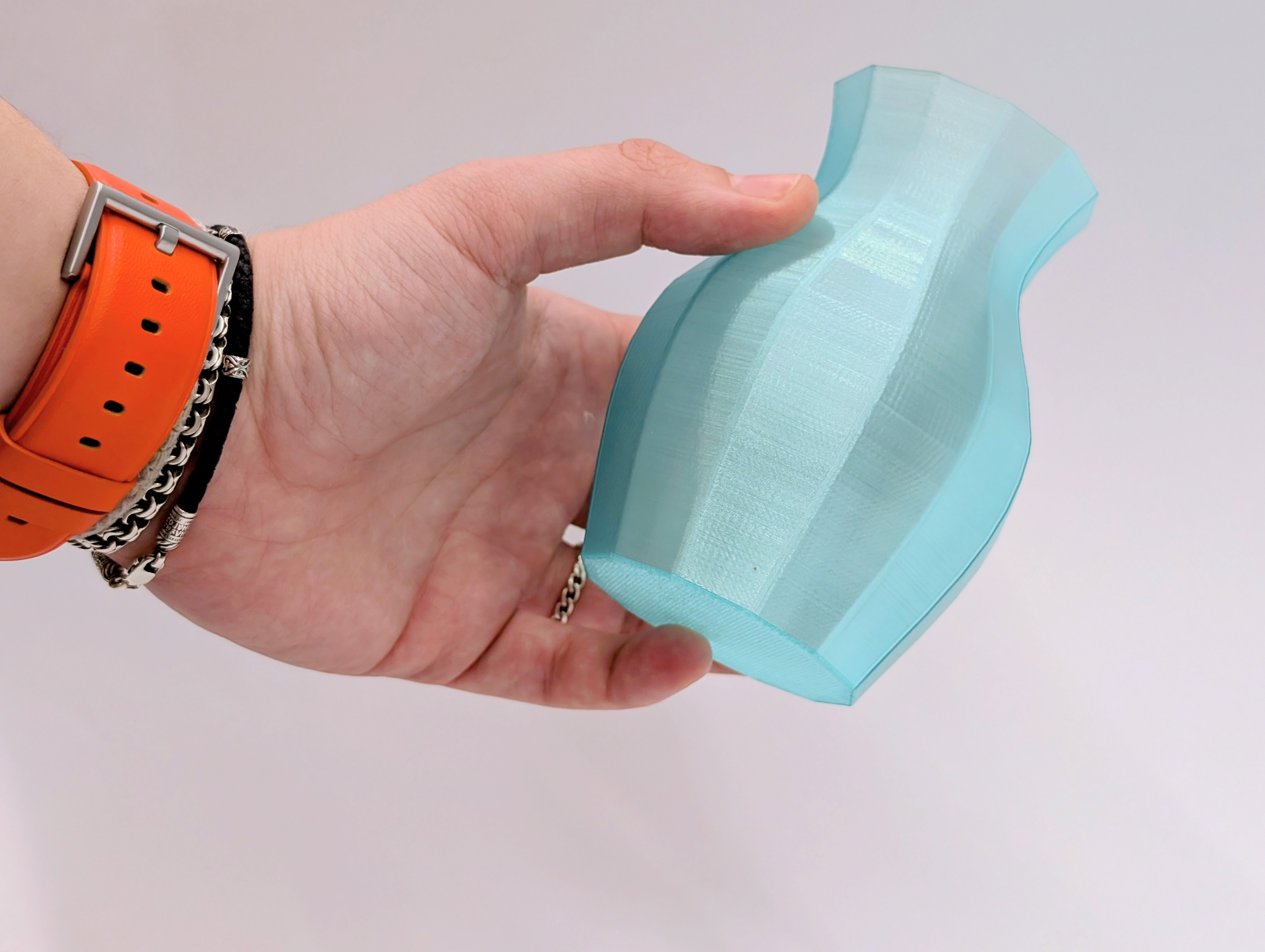 Faceted vase