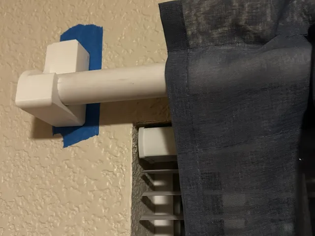 Adhesive PVC Curtain Rod Bracket