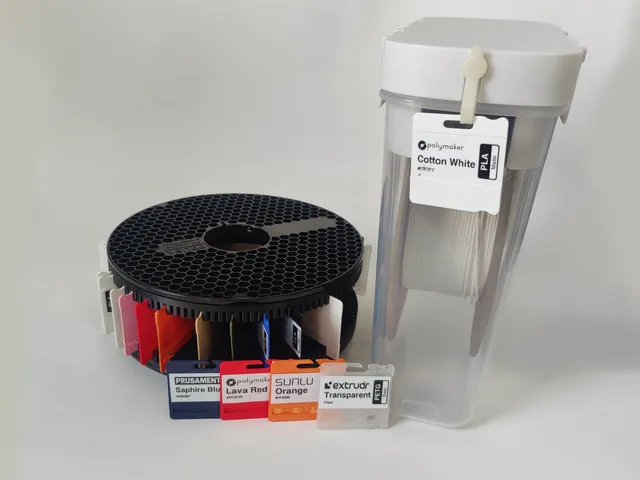 Filament Swatch with hook and label templates