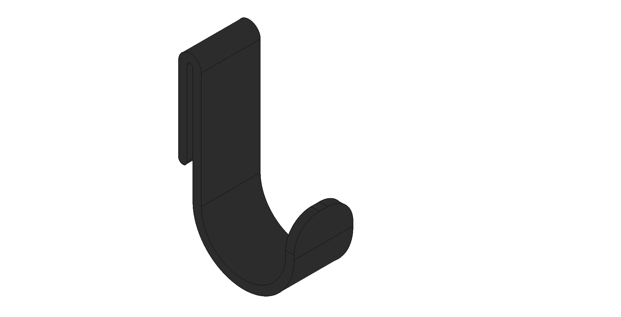 Cable Hook (narrow) for SCHLEPP ONE Top Shelf