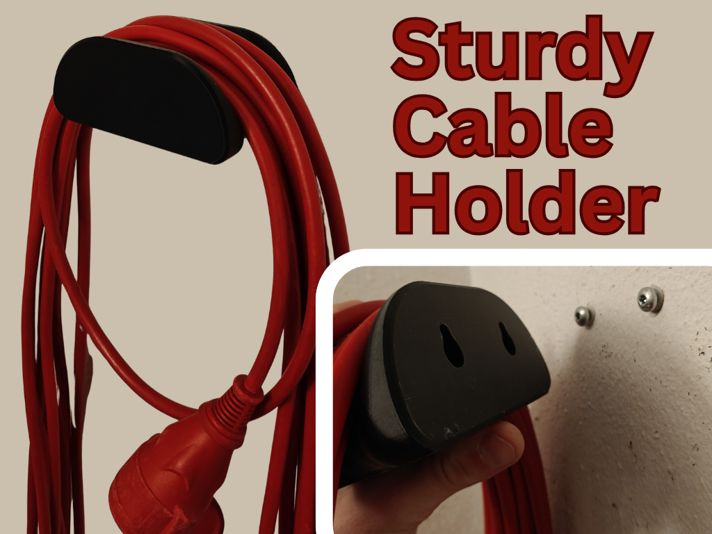 Sturdy Cable Holder