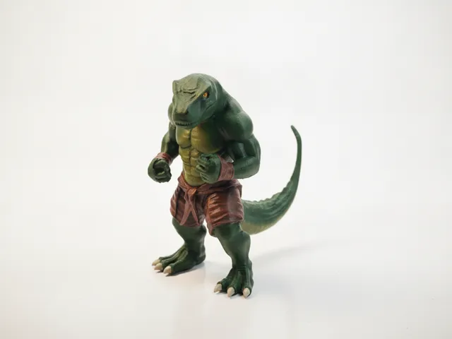 MMA Dino Fighter Figurine Animals 3D Printable