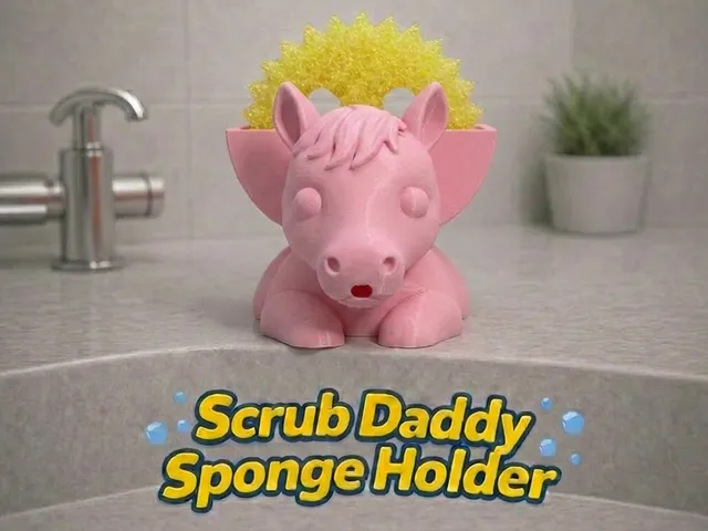 Zuri the Horse Scrub Daddy Holder