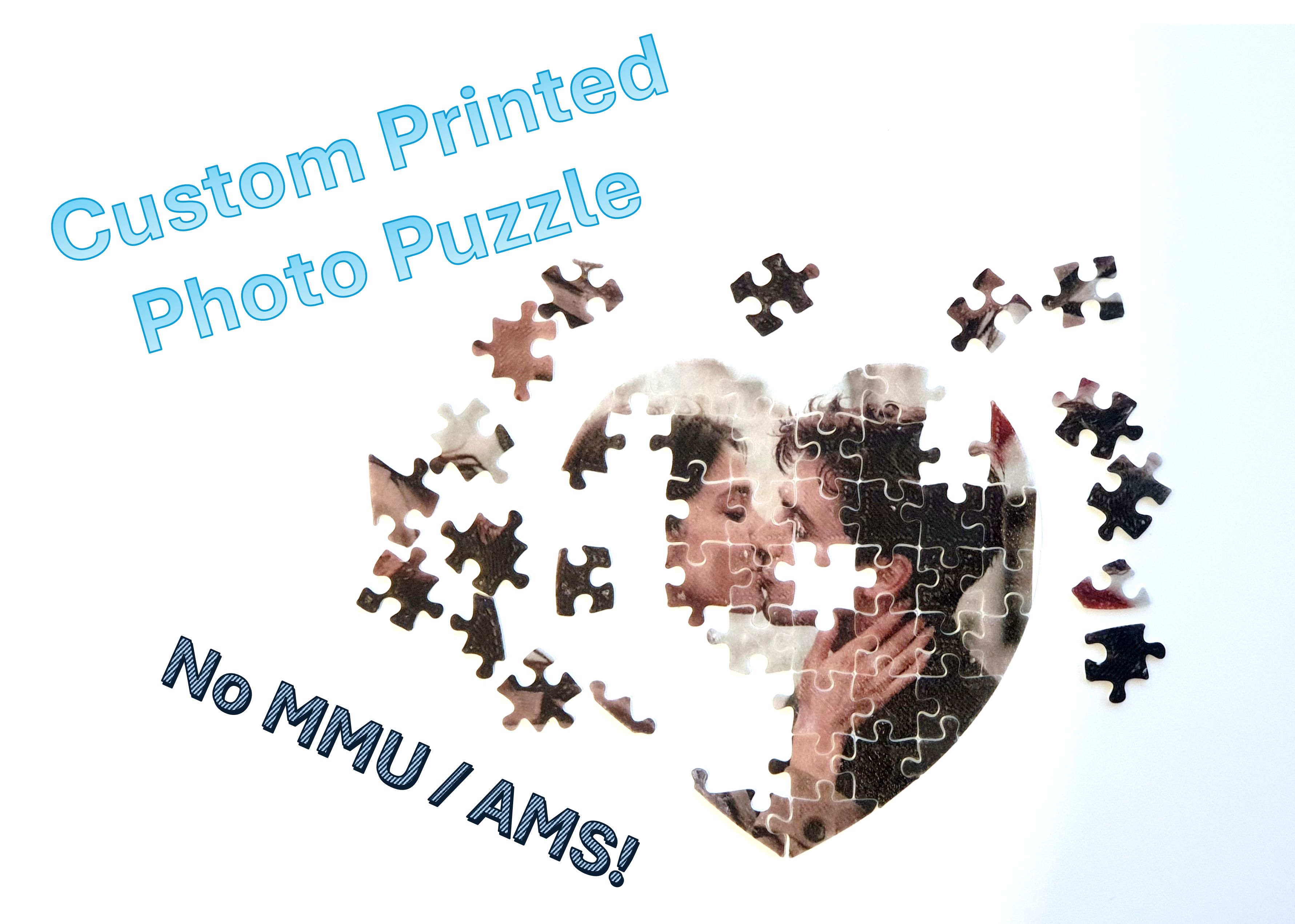 Your Photo as a 3D Printed Heart Puzzle for Valentine's Day