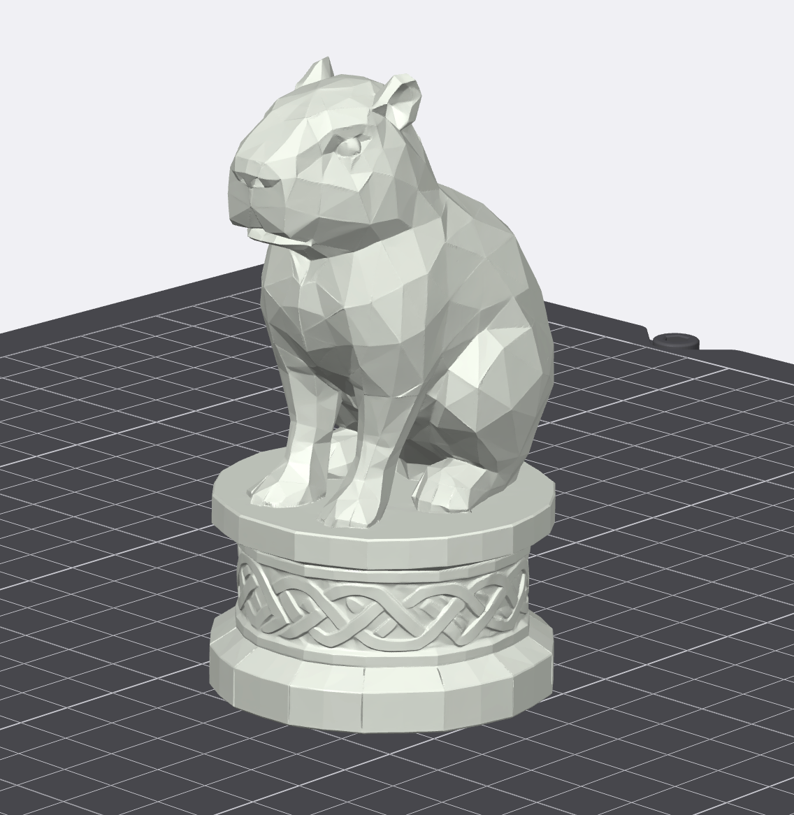 Capybara statue