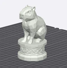 Capybara statue