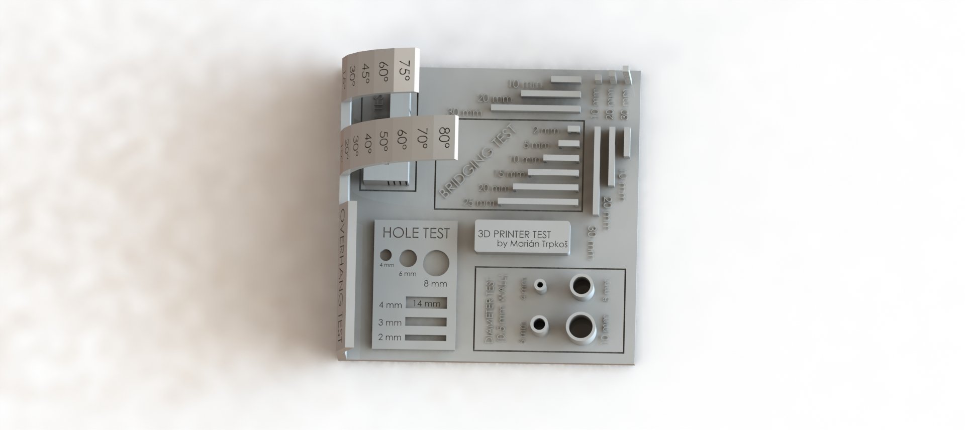 Miniatura 3 do modelo 3D 3d Printer test