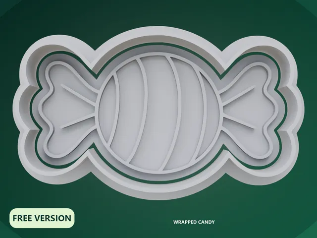 Halloween Candy Buckets Cookie Cutter STL – 3D Print Biscuit Mold