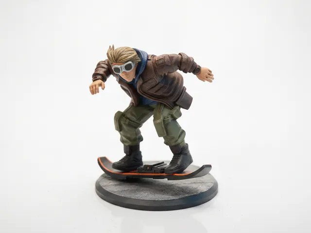 Marty McFly Hoverboard Figurine Movie 3D Printable