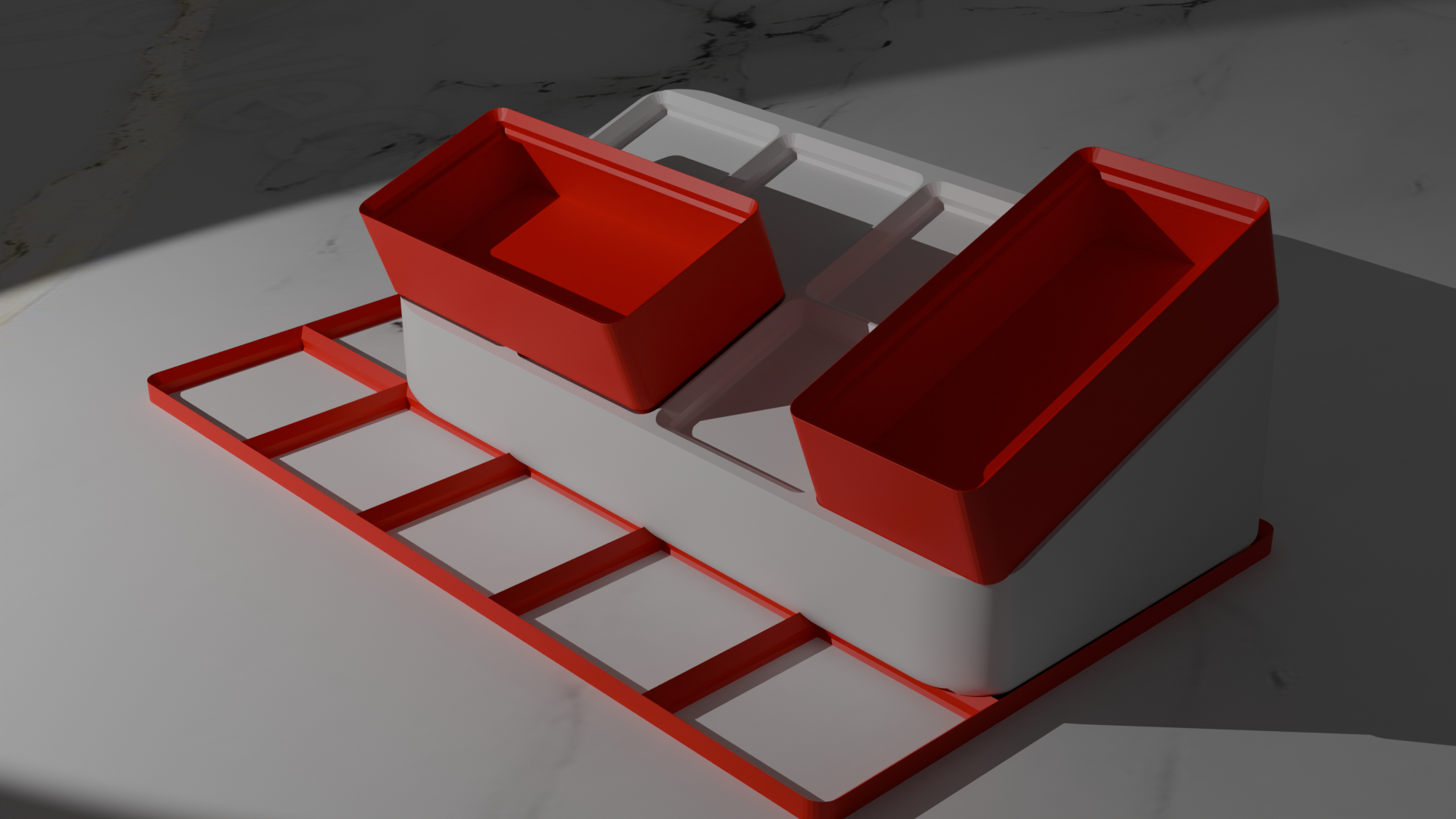 gridfinity angled plate