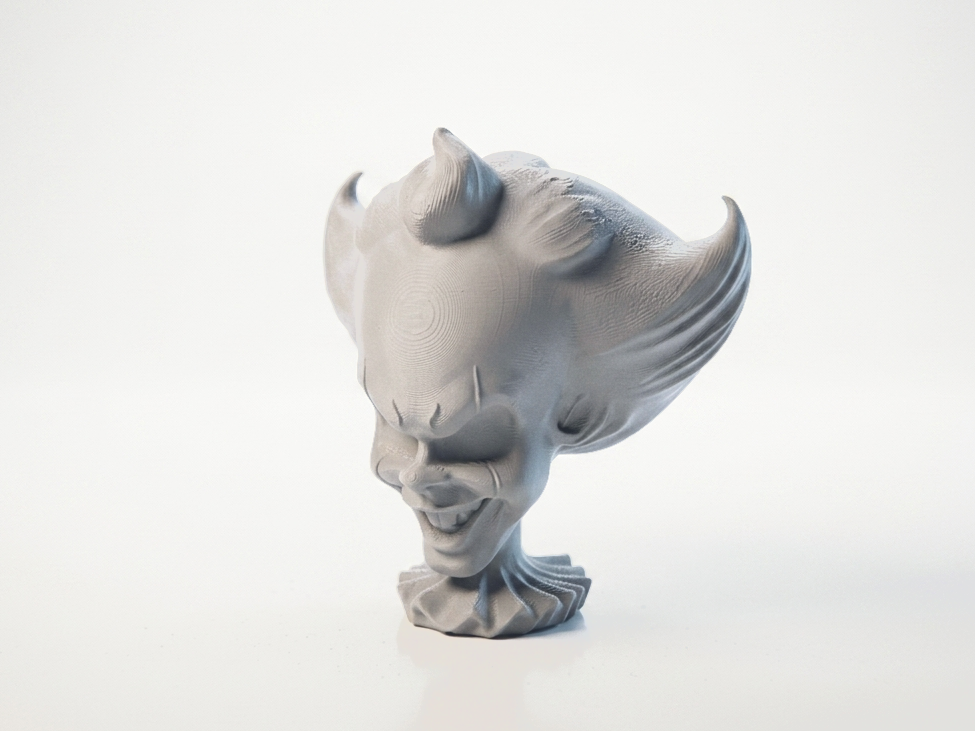 Pennywise Skull Horror Sculpture 3D Printable