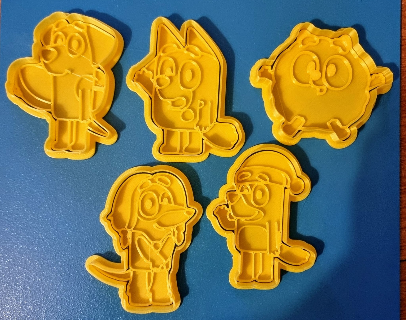 Bluey Cookie Cutter Set - Set of 5 (Set 2)