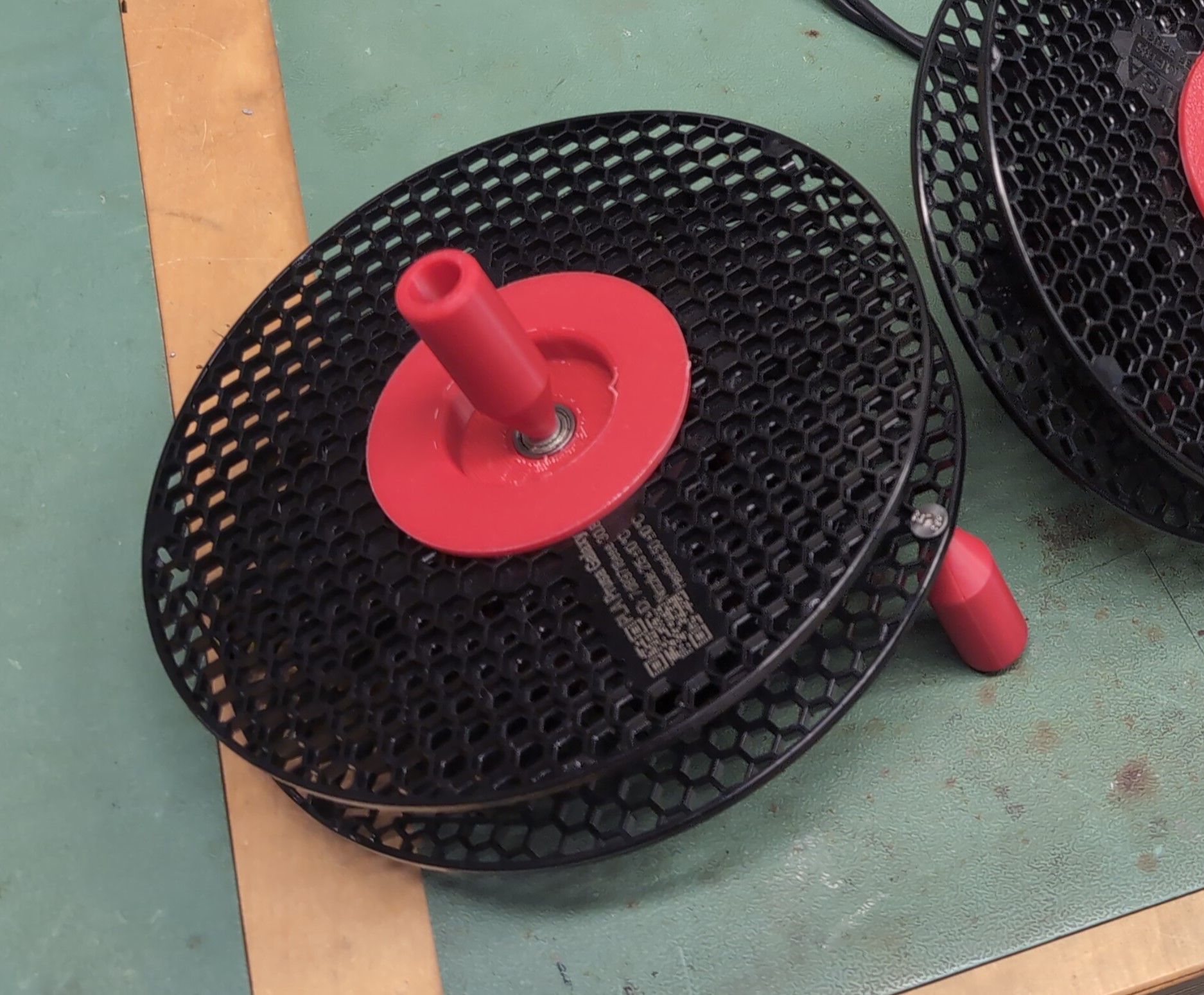 Jugger field Spools (with bearings and Prusament spool)