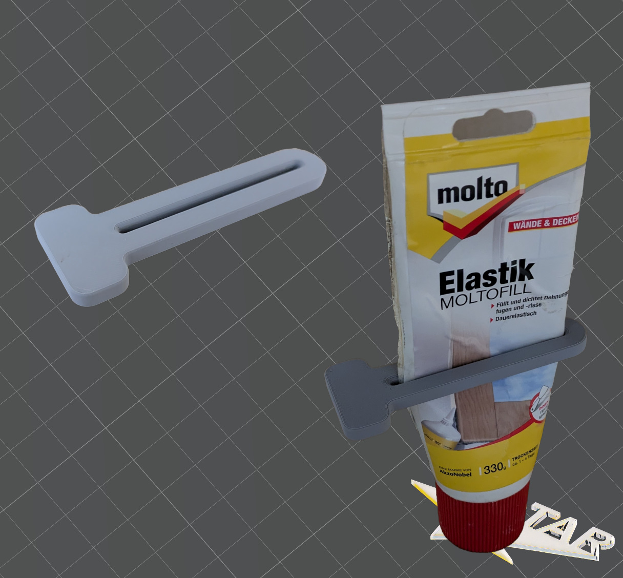 Einfacher Tubenquetscher / Simple paste tube squezzer