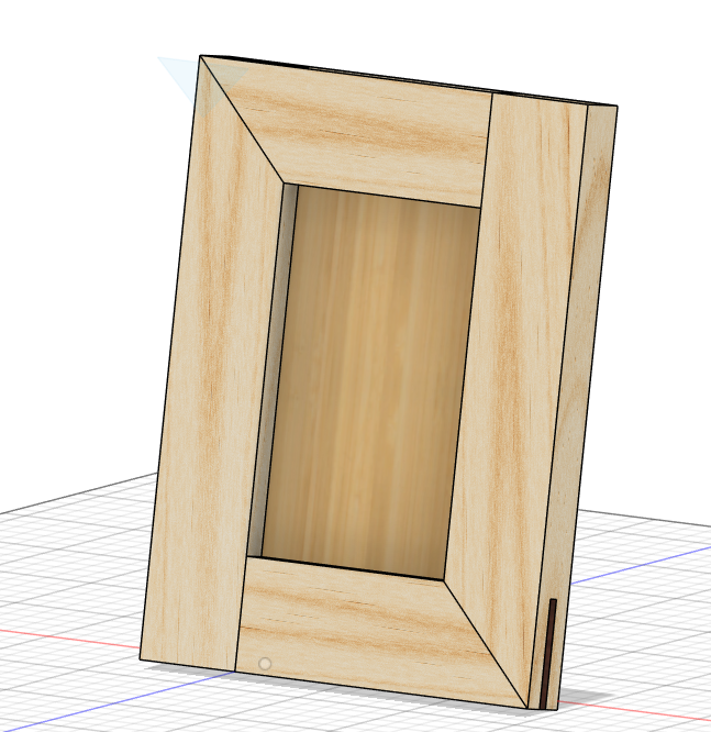 Miniatura 2 do modelo 3D Simple Mini Picture Frame