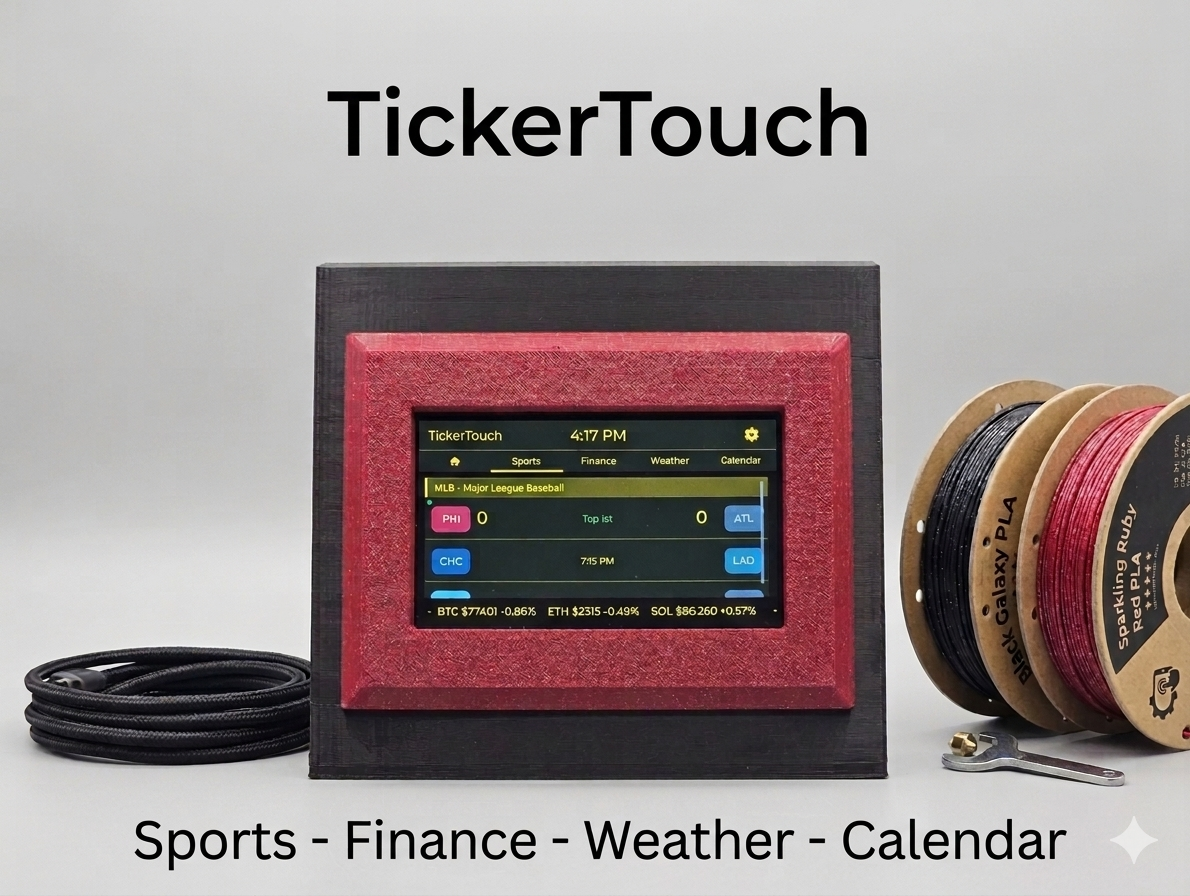 TickerTouch - Your Desktop Device