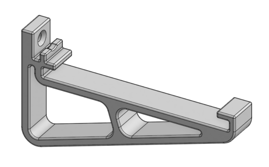 IKEA NYSJÖN mirror shelf console