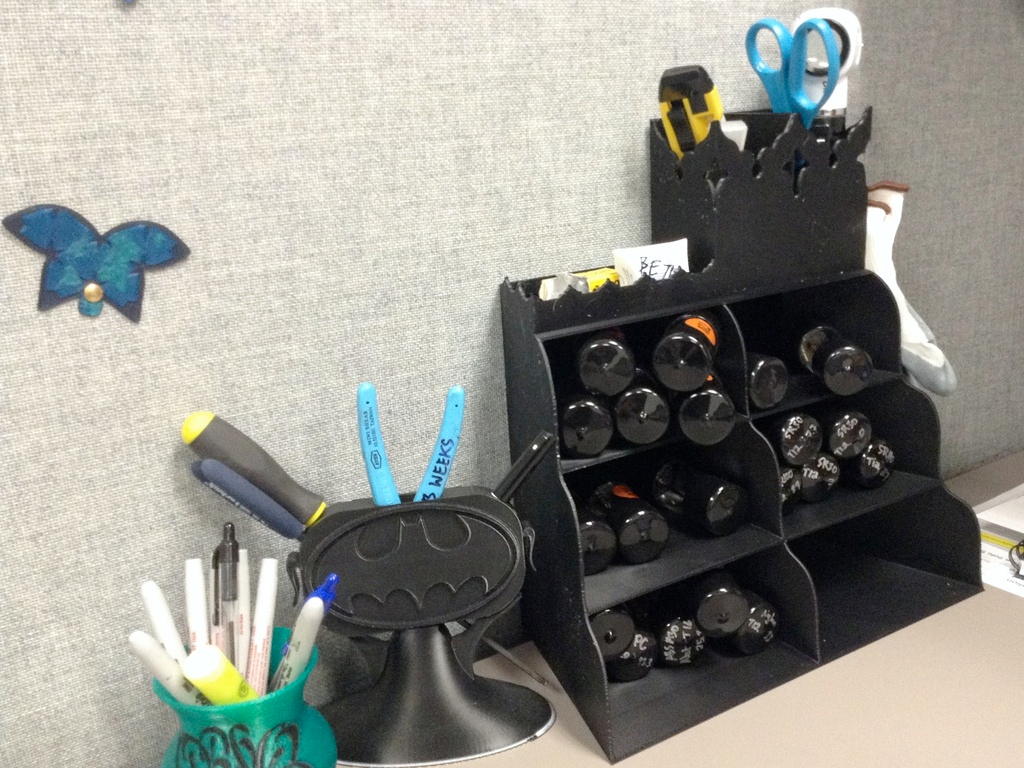 Desktop Organizer 3D model by Bethany Weeks