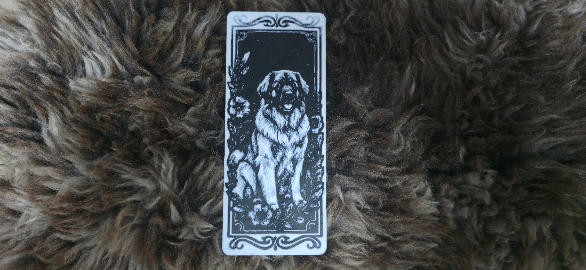 Caucasian Shepherd Majestic Dog Bookmark