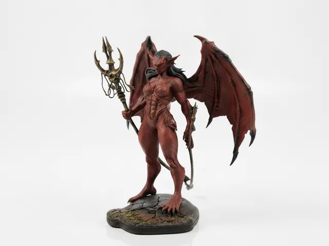 Sea Creature Queen Fantasy Figurine 3D Printable
