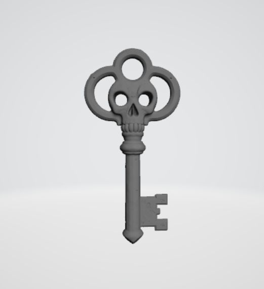Skull Skeleton Key – Gothic Fantasy Decorative Key