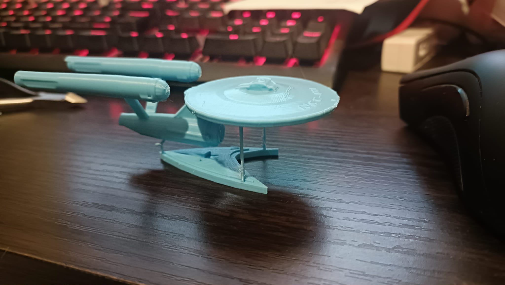 The U.S.S Enterprise (With Stand)